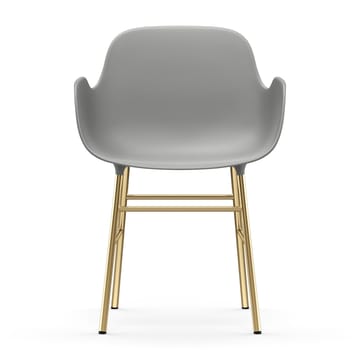 Form armchair bronze legs - 灰色 - Normann Copenhagen