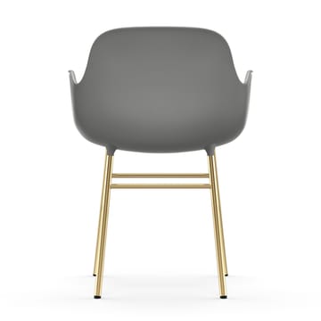 Form armchair bronze legs - 灰色 - Normann Copenhagen