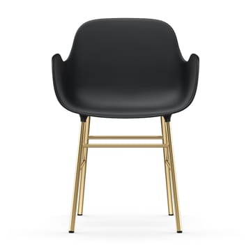 Form armchair bronze legs - 黑色 - Normann Copenhagen