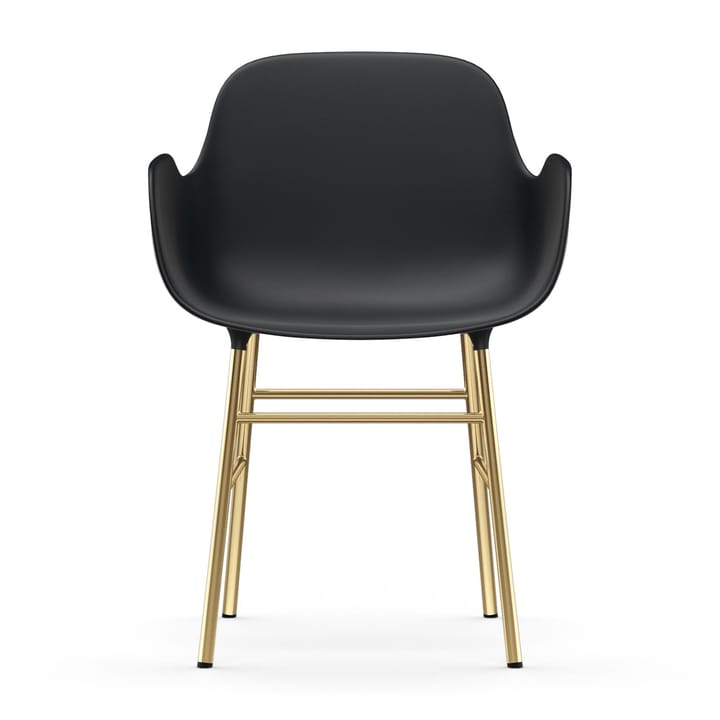 Form armchair bronze legs - 黑色 - Normann Copenhagen