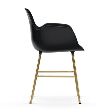 Form armchair bronze legs - 黑色 - Normann Copenhagen