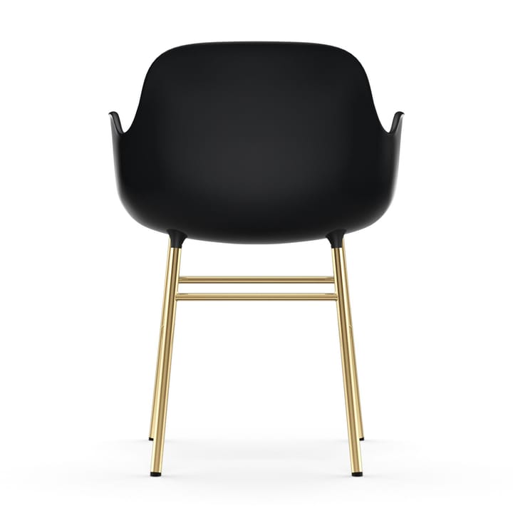 Form armchair bronze legs - 黑色 - Normann Copenhagen