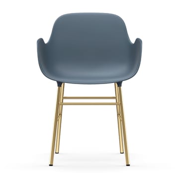 Form armchair bronze legs - 蓝色 - Normann Copenhagen