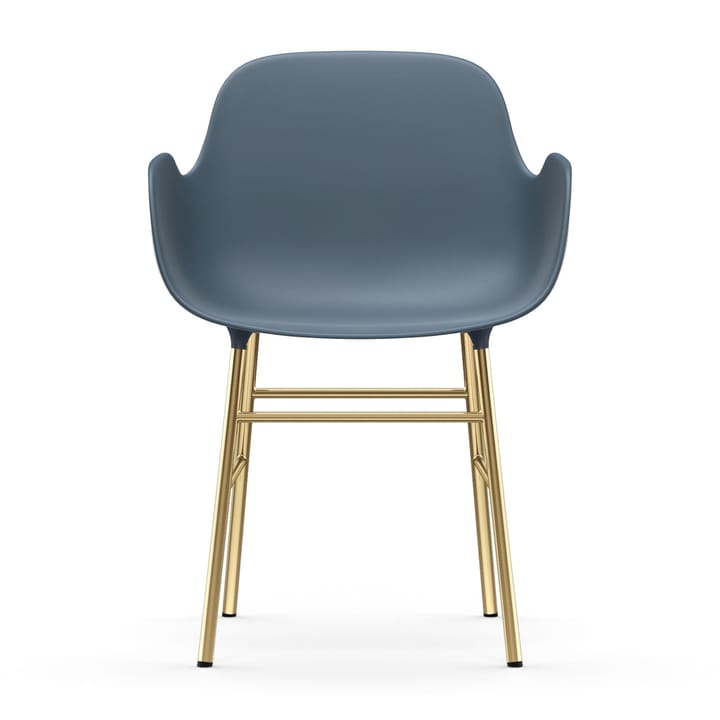 Form armchair bronze legs, 蓝色 Normann Copenhagen