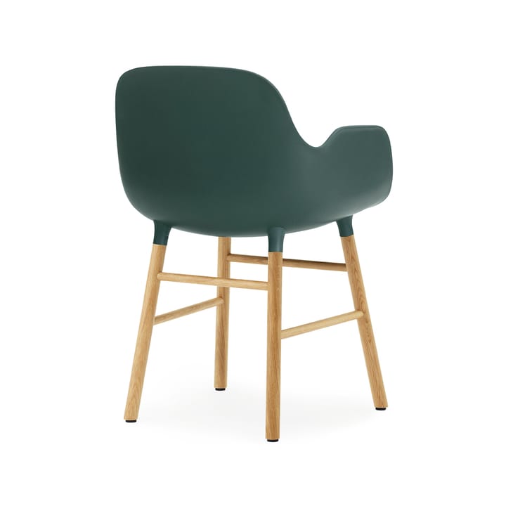 Form armchair - 绿色, 自然木色 legs - Normann Copenhagen