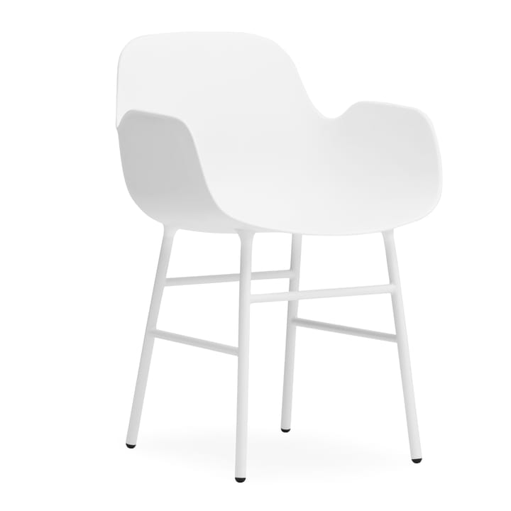 Form armchair metal legs - 白色 - Normann Copenhagen