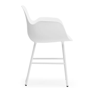 Form armchair metal legs - 白色 - Normann Copenhagen