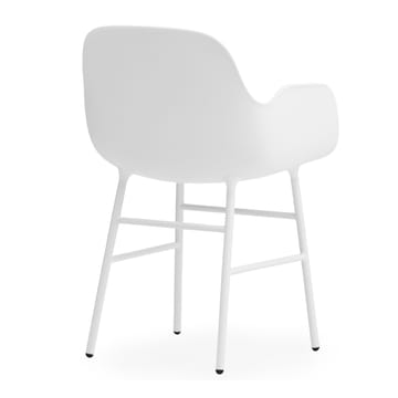 Form armchair metal legs - 白色 - Normann Copenhagen