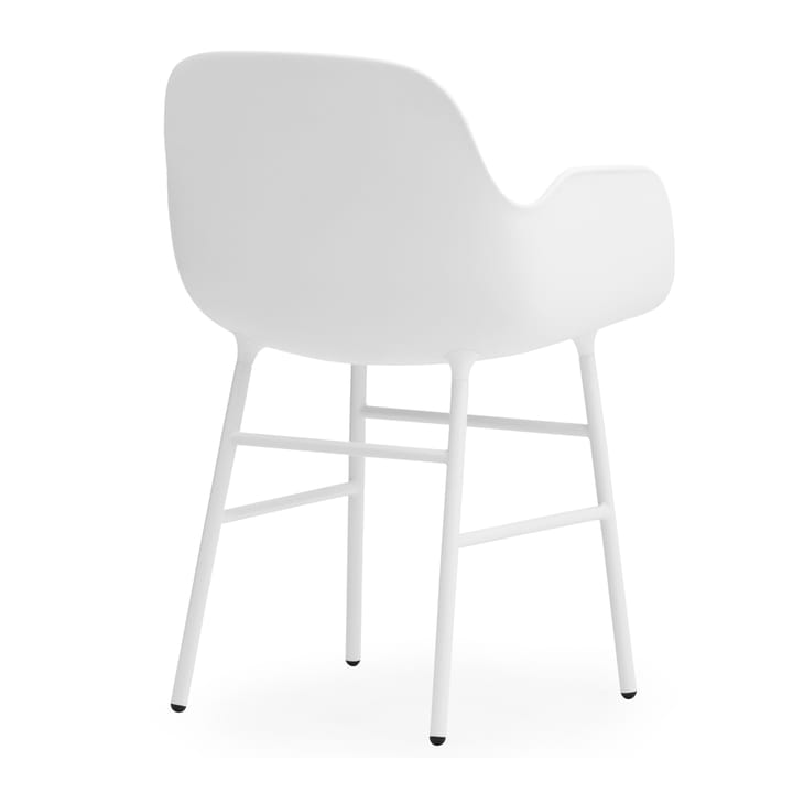 Form armchair metal legs - 白色 - Normann Copenhagen