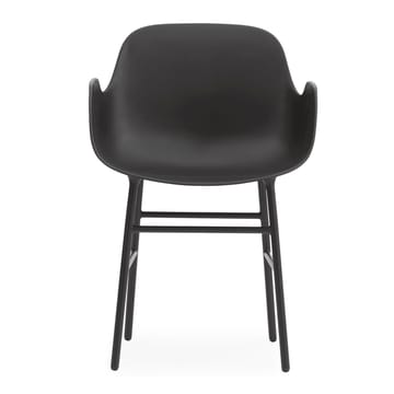 Form armchair metal legs - 黑色 - Normann Copenhagen