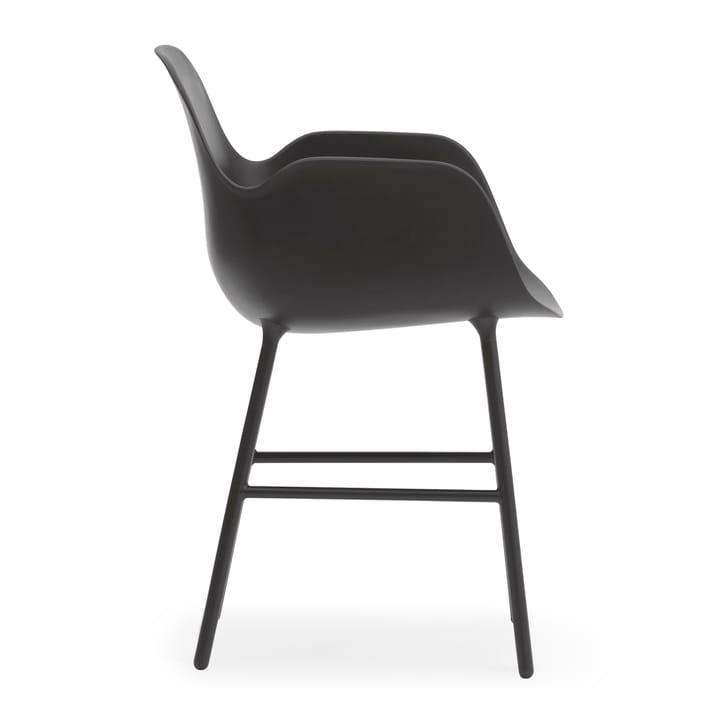 Form armchair metal legs - 黑色 - Normann Copenhagen