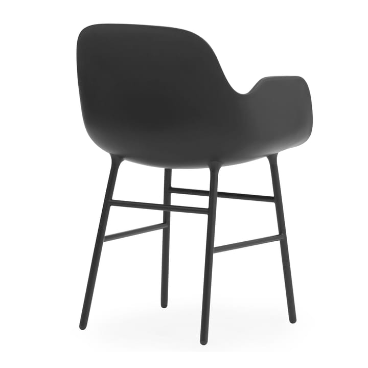 Form armchair metal legs - 黑色 - Normann Copenhagen