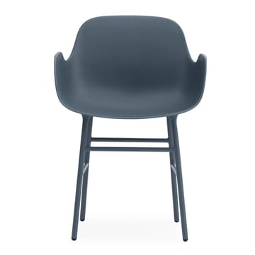 Form armchair metal legs - 蓝色 - Normann Copenhagen