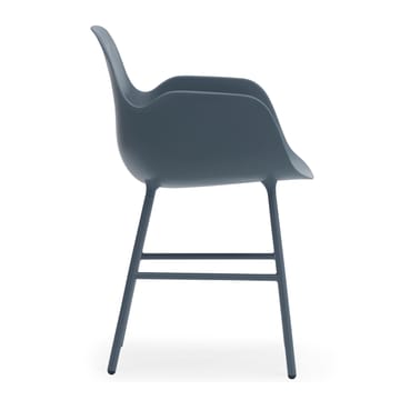 Form armchair metal legs - 蓝色 - Normann Copenhagen