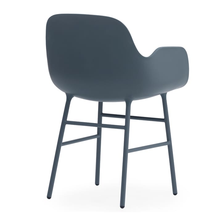 Form armchair metal legs - 蓝色 - Normann Copenhagen