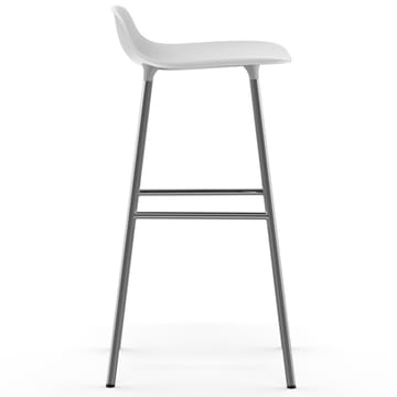 Form bar 凳子 chrome leg 75 cm - 白色 - Normann Copenhagen