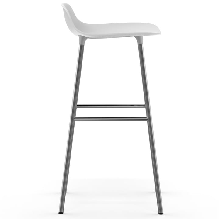 Form bar 凳子 chrome leg 75 cm - 白色 - Normann Copenhagen