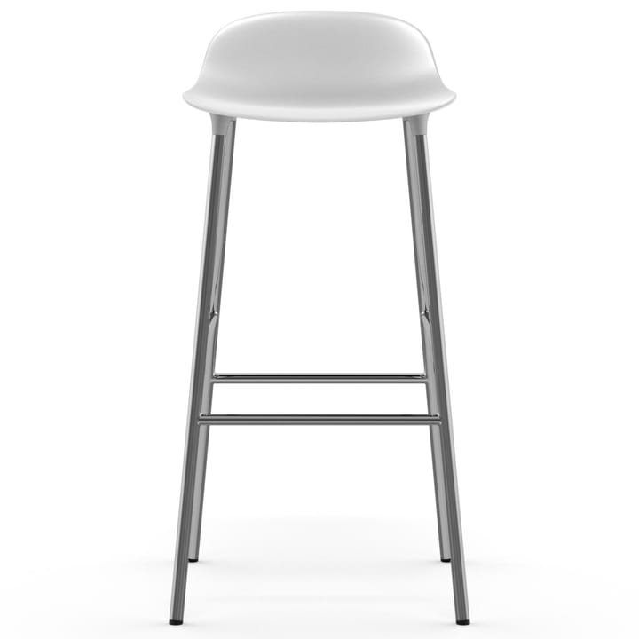 Form bar 凳子 chrome leg 75 cm - 白色 - Normann Copenhagen