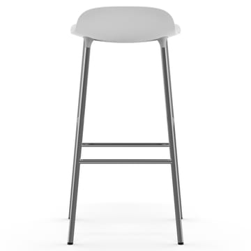 Form bar 凳子 chrome leg 75 cm - 白色 - Normann Copenhagen