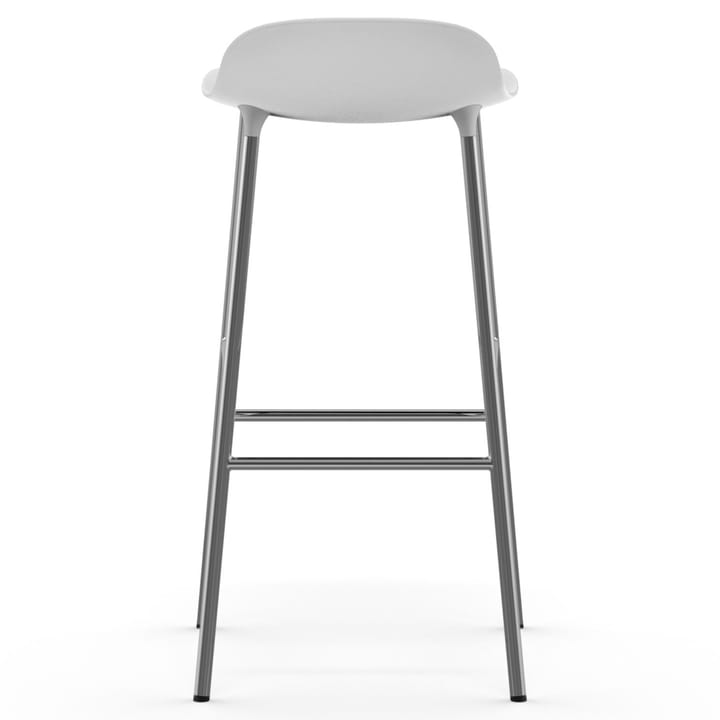 Form bar 凳子 chrome leg 75 cm - 白色 - Normann Copenhagen