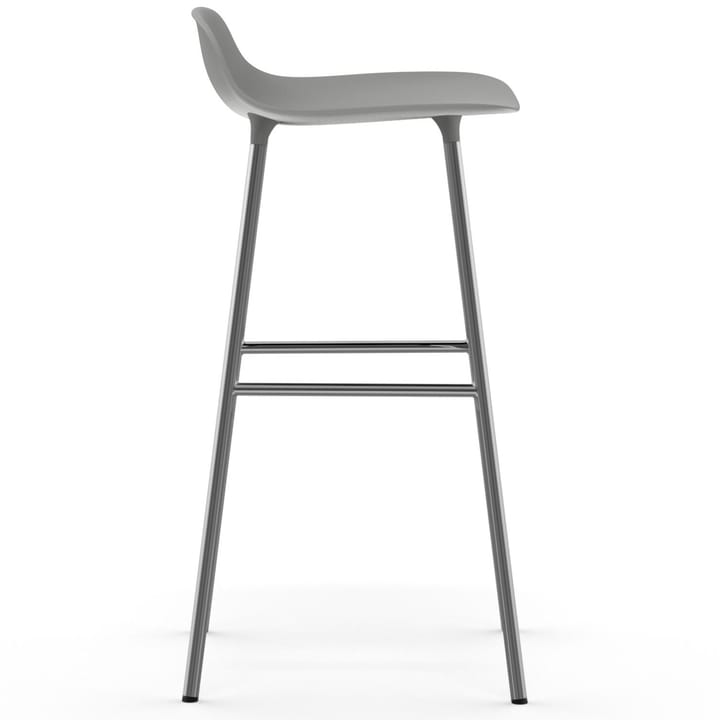 Form bar 凳子 chrome leg 75 cm - 灰色 - Normann Copenhagen