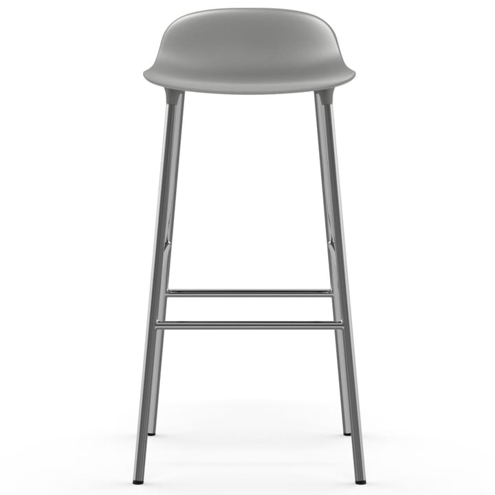 Form bar 凳子 chrome leg 75 cm - 灰色 - Normann Copenhagen