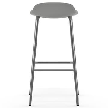 Form bar 凳子 chrome leg 75 cm - 灰色 - Normann Copenhagen