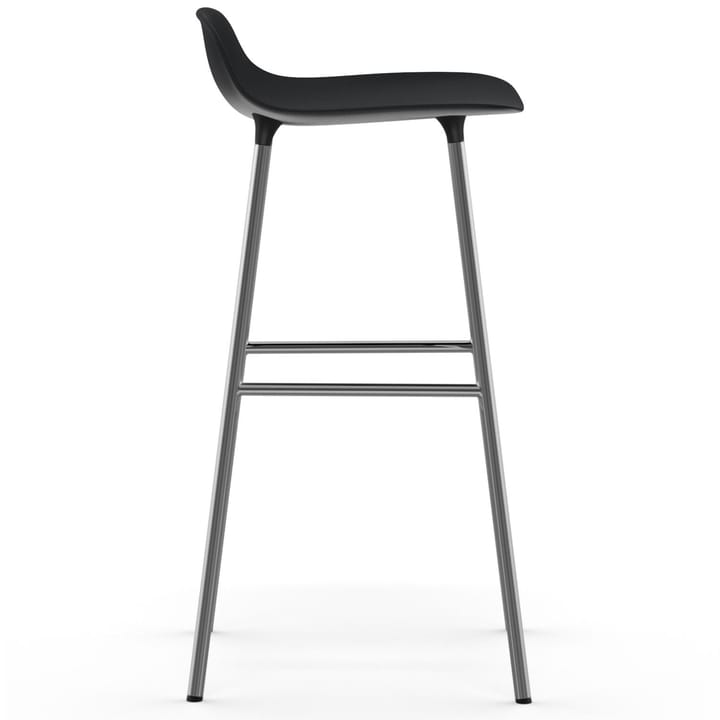 Form bar 凳子 chrome leg 75 cm - 黑色 - Normann Copenhagen