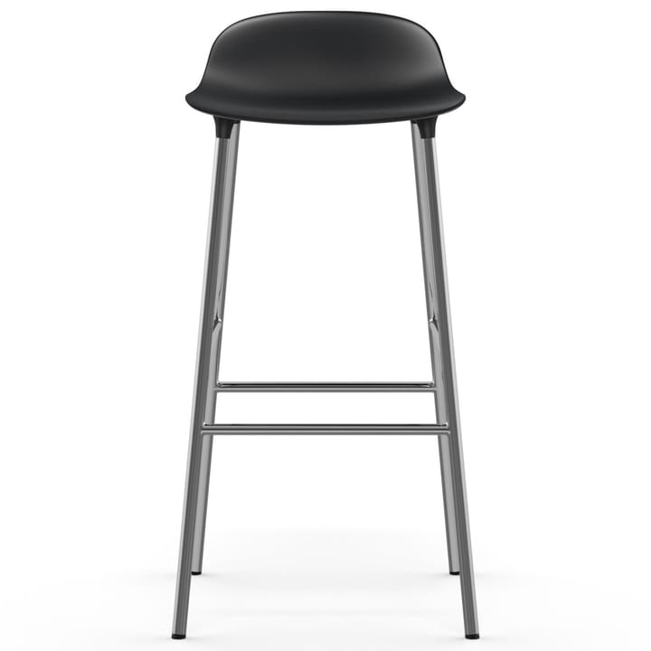 Form bar 凳子 chrome leg 75 cm - 黑色 - Normann Copenhagen