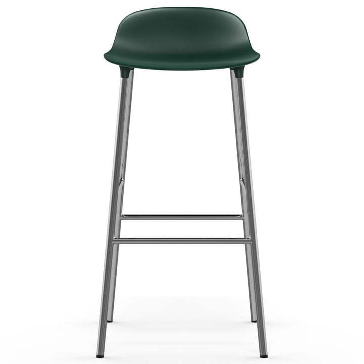 Form bar 凳子 chrome leg 75 cm - 绿色 - Normann Copenhagen