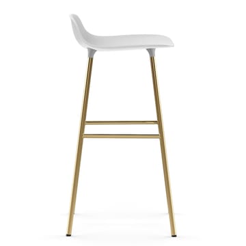 Form barstool bronze lege 75 cm - 白色 - Normann Copenhagen