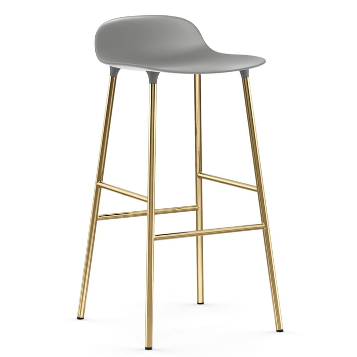 Form barstool bronze lege 75 cm - 灰色 - Normann Copenhagen