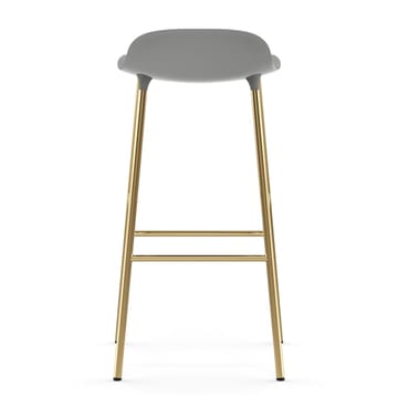 Form barstool bronze lege 75 cm - 灰色 - Normann Copenhagen