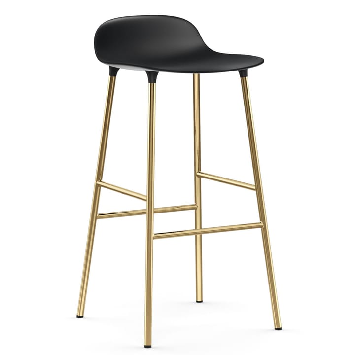 Form barstool bronze lege 75 cm - 黑色 - Normann Copenhagen