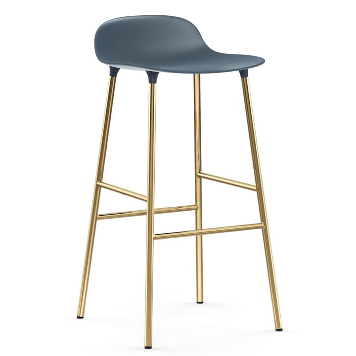 Form barstool bronze lege 75 cm - 蓝色 - Normann Copenhagen