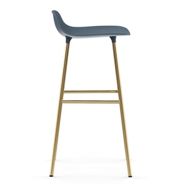 Form barstool bronze lege 75 cm - 蓝色 - Normann Copenhagen