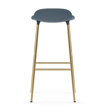 Form barstool bronze lege 75 cm - 蓝色 - Normann Copenhagen