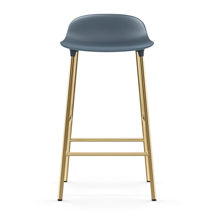 Form barstool bronze legs 75 cm, 蓝色 Normann Copenhagen