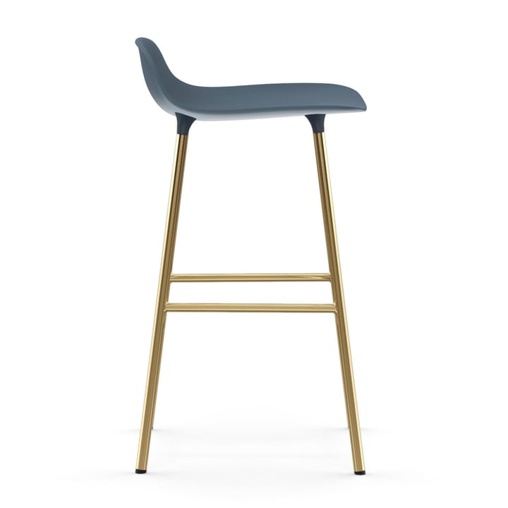 Form barstool bronze legs 75 cm, 蓝色 Normann Copenhagen