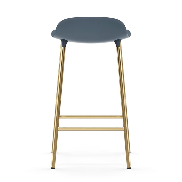 Form barstool bronze legs 75 cm, 蓝色 Normann Copenhagen