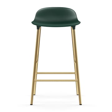 Form barstool bronze legs 75 cm - 绿色 - Normann Copenhagen