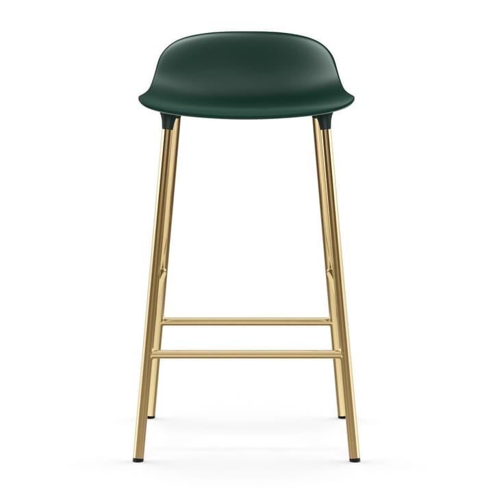 Form barstool bronze legs 75 cm, 绿色 Normann Copenhagen