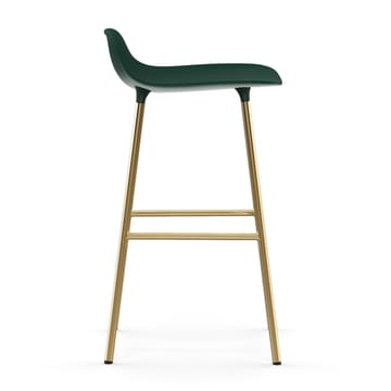 Form barstool bronze legs 75 cm - 绿色 - Normann Copenhagen