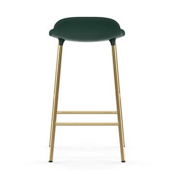 Form barstool bronze legs 75 cm - 绿色 - Normann Copenhagen