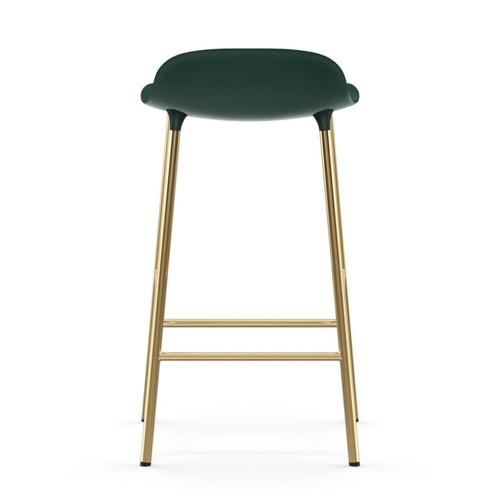 Form barstool bronze legs 75 cm, 绿色 Normann Copenhagen