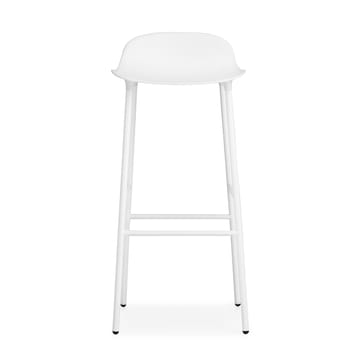 Form barstool metal legs 75 cm 凳子 - 白色 - Normann Copenhagen