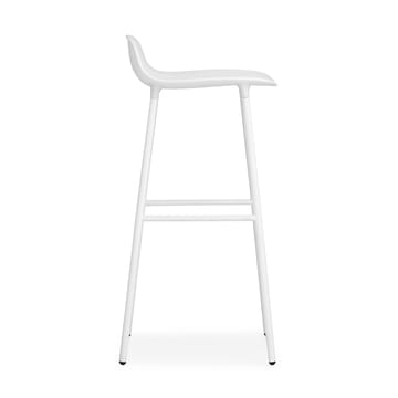 Form barstool metal legs 75 cm 凳子 - 白色 - Normann Copenhagen