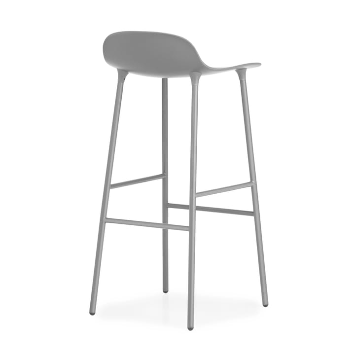 Form barstool metal legs 75 cm 凳子 - 灰色 - Normann Copenhagen