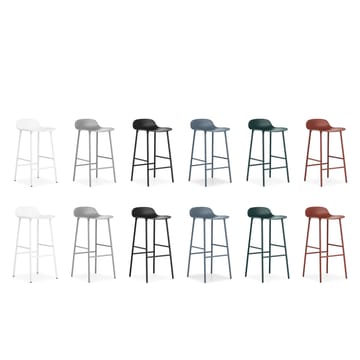 Form barstool metal legs 凳子 - 灰色 - Normann Copenhagen