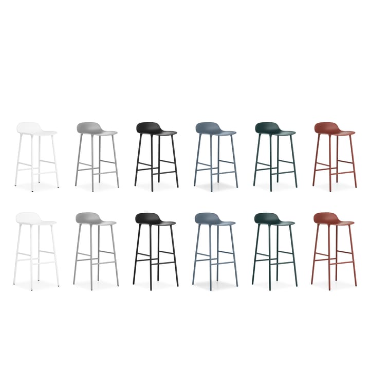 Form barstool metal legs 凳子 - 白色 - Normann Copenhagen